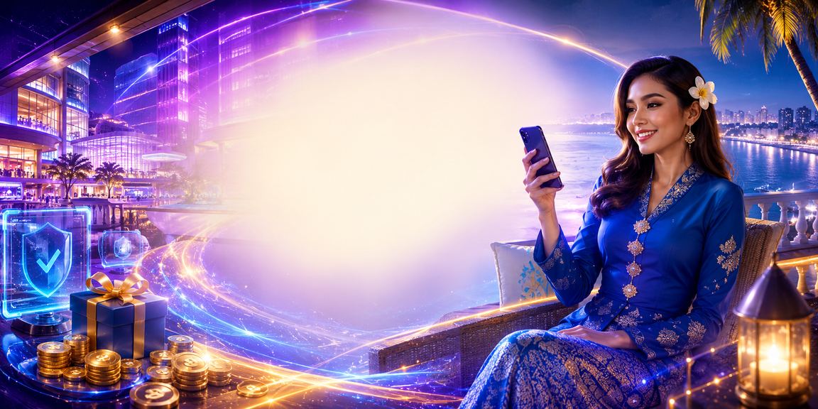 Pengguna Malaysia membuat deposit menggunakan telefon pintar