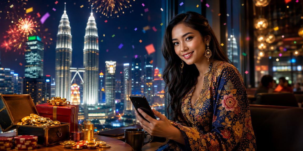 Antara muka pertaruhan mudah alih rm15 dengan motif batik Kuala Lumpur
