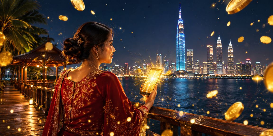 Pengguna Malaysia mengakses pertaruhan sukan rm15 semasa Hari Raya di Kuala Lumpur